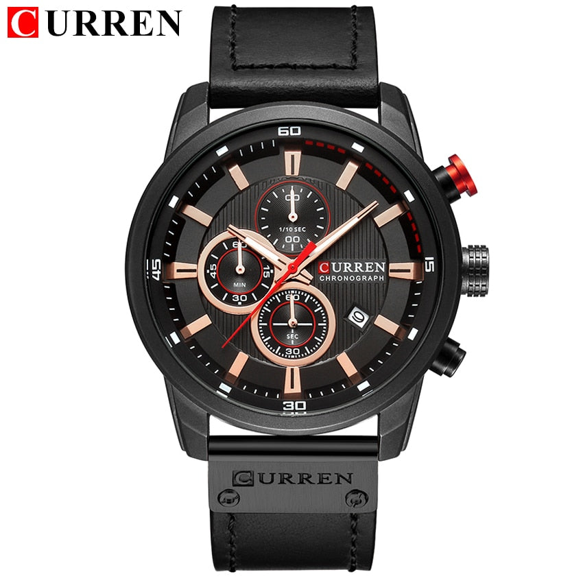 CURREN Fashion Date Quartz Men Watchs Top Brand Luxury Male Clock Chronograph Sport Mens Wrist Watch Hodinky Relogio Masculino