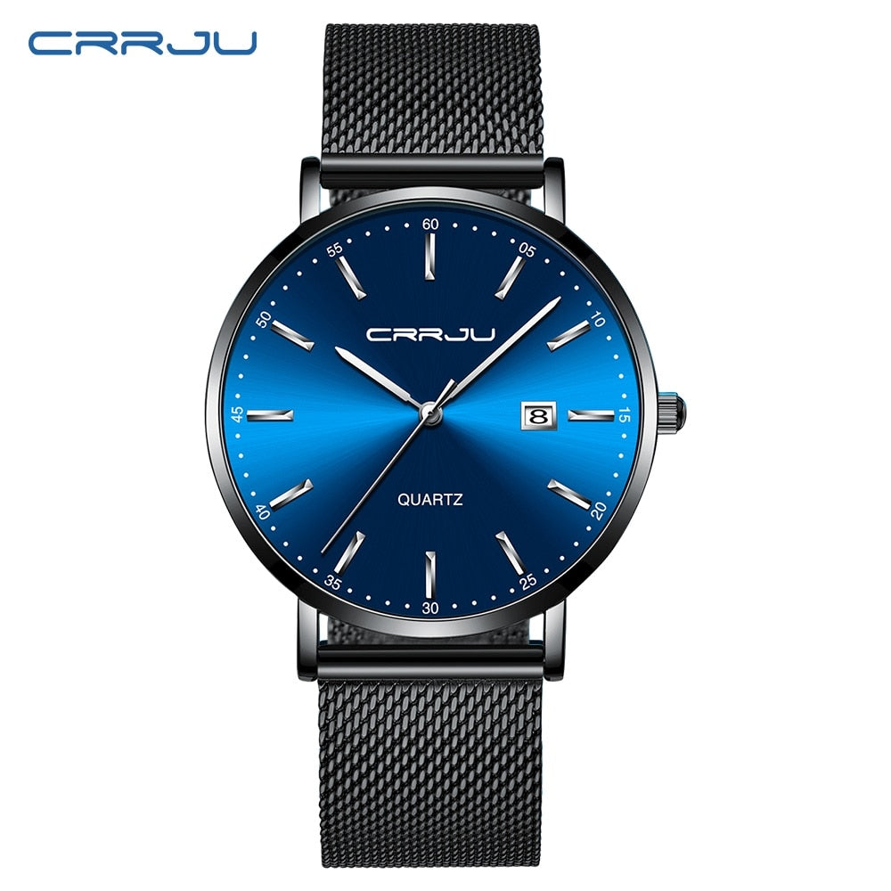 CRRJU Luxo Moda Mulher Pulseira Relógio Feminino Casual À Prova D' Água Quartzo Senhoras Vestido Relógios Presente amante Relógio feminino