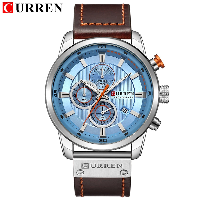 CURREN Fashion Date Quartz Men Watchs Top Brand Luxury Male Clock Chronograph Sport Mens Wrist Watch Hodinky Relogio Masculino