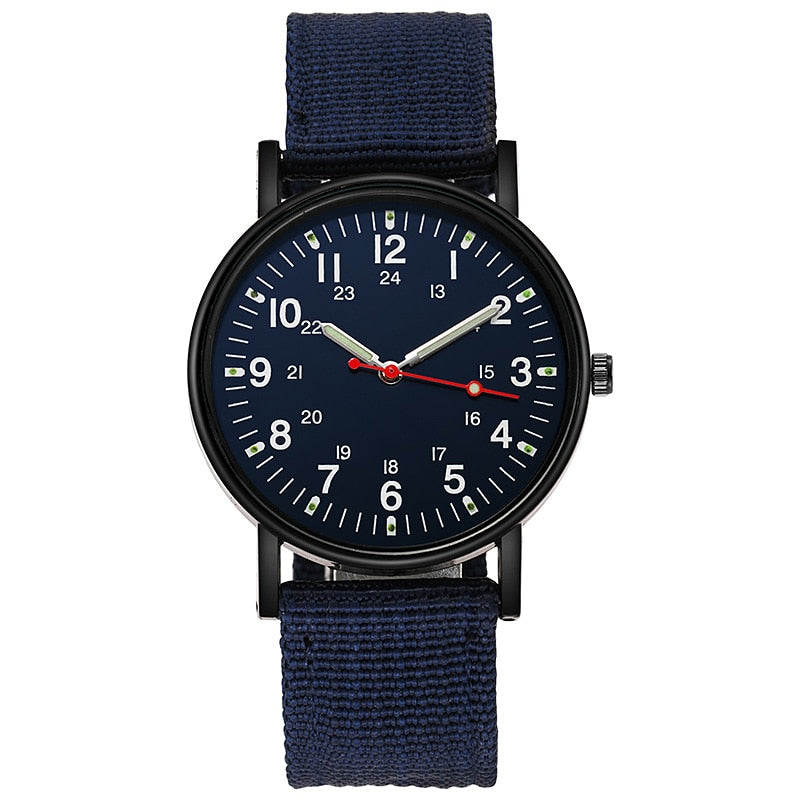 Luminous Nylon Band Relógio militar Relógios masculinos Relógios de pulso do exército Quartz Relógios esportivos masculinos Relojes Para Hombre Relogio Masculino