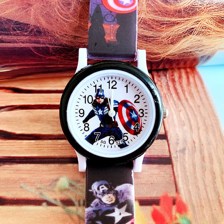 Disney Frozen Kids Watches Spiderman Colorful Light Source Watches Boys Girls Children Party Gift Wristwatch Ladies Watch