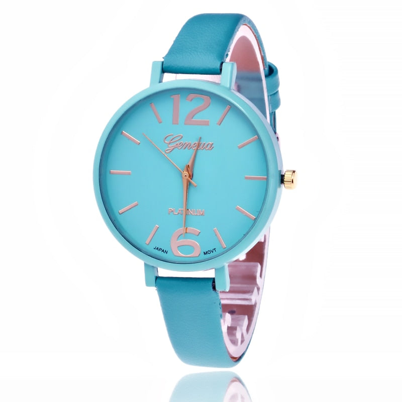 Relógio Feminino com Strass Romântico Céu Estrelado Relógio de Pulso Moda Feminina Relógio de Couro Relógio Feminino Relogio Feminino Montre Femme