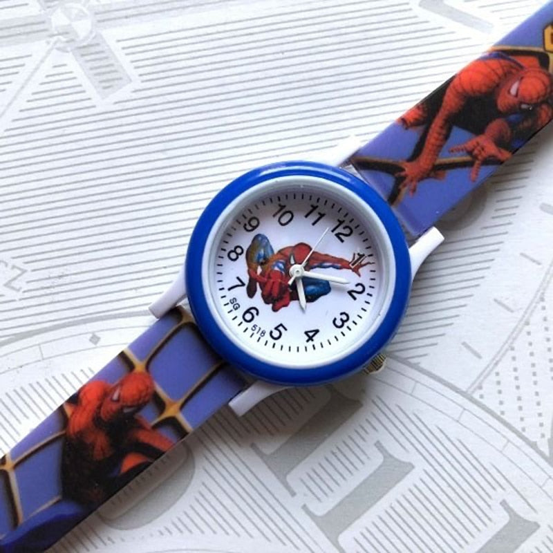 Disney Frozen Kids Watches Spiderman Colorful Light Source Watches Boys Girls Children Party Gift Wristwatch Ladies Watch