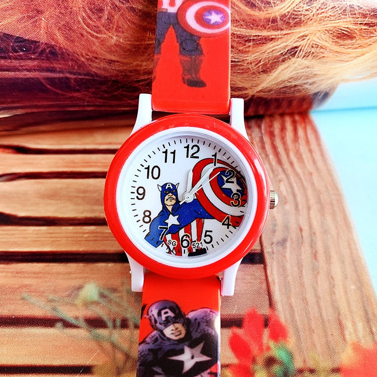 Disney Frozen Kids Watches Spiderman Colorful Light Source Watches Boys Girls Children Party Gift Wristwatch Ladies Watch