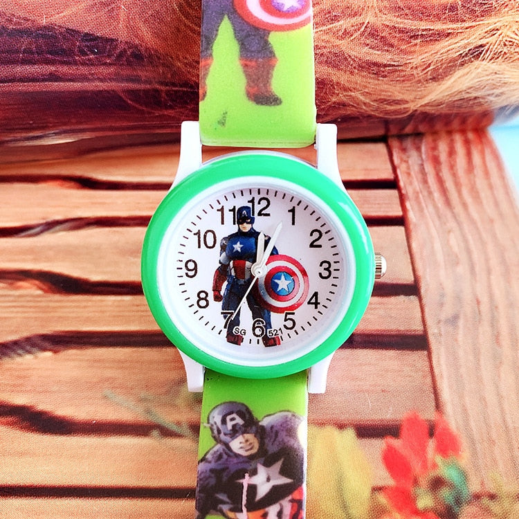 Disney Frozen Kids Watches Spiderman Colorful Light Source Watches Boys Girls Children Party Gift Wristwatch Ladies Watch