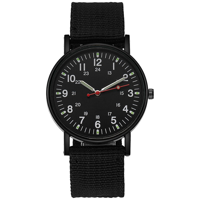 Luminous Nylon Band Relógio militar Relógios masculinos Relógios de pulso do exército Quartz Relógios esportivos masculinos Relojes Para Hombre Relogio Masculino