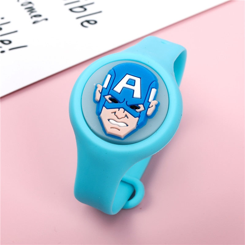 Disney Frozen Kids Watches Spiderman Colorful Light Source Watches Boys Girls Children Party Gift Wristwatch Ladies Watch