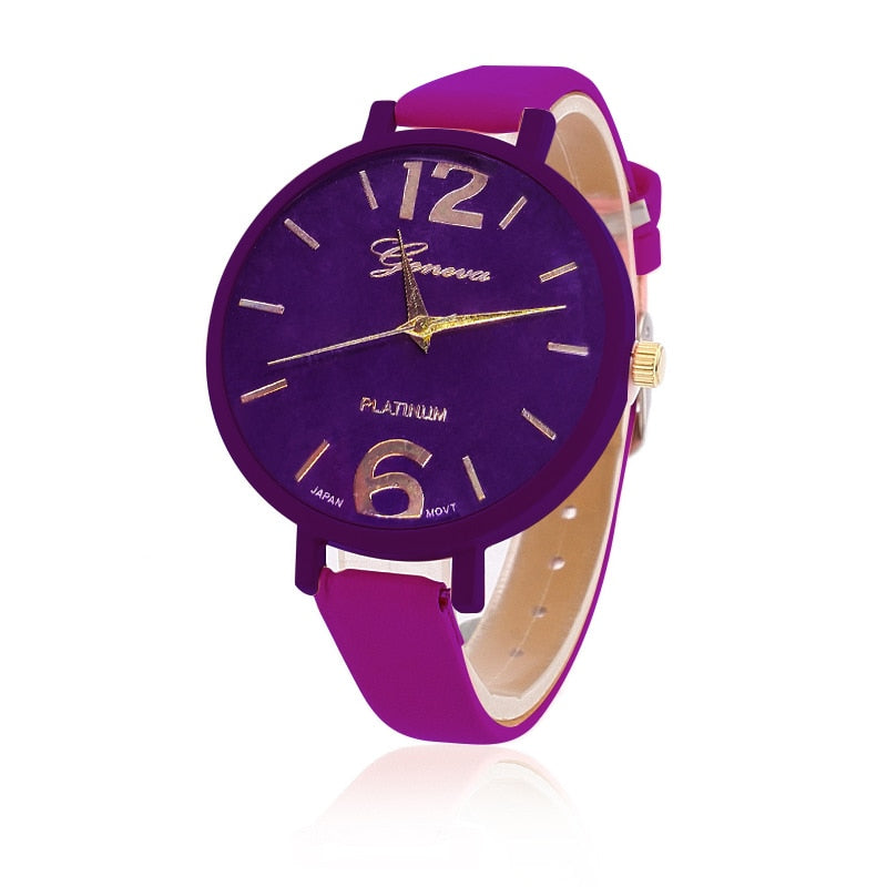 Relógio Feminino com Strass Romântico Céu Estrelado Relógio de Pulso Moda Feminina Relógio de Couro Relógio Feminino Relogio Feminino Montre Femme