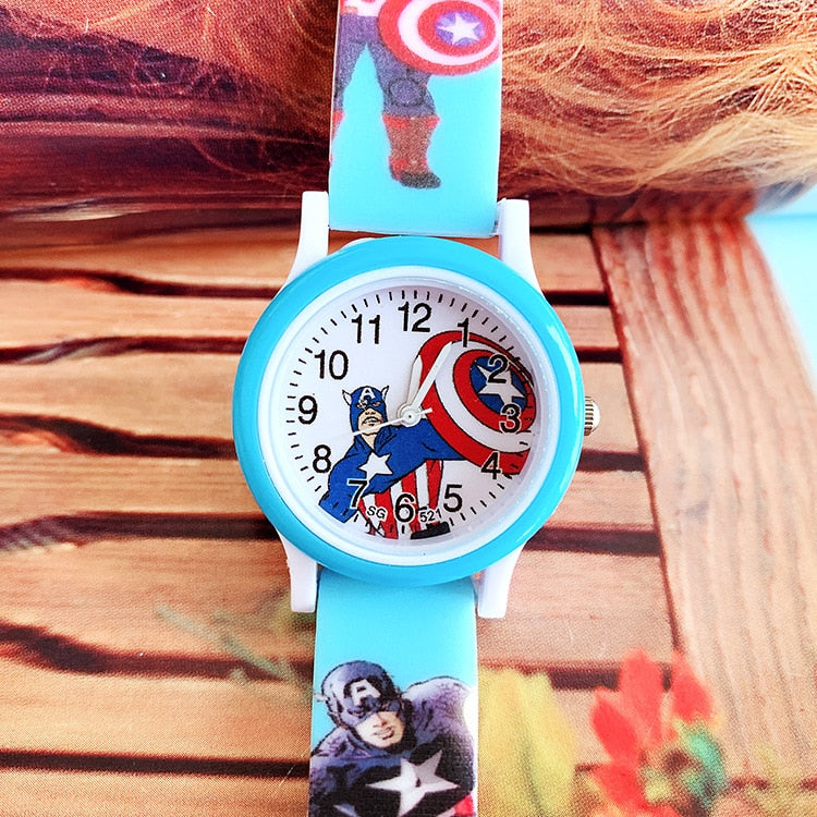 Disney Frozen Kids Watches Spiderman Colorful Light Source Watches Boys Girls Children Party Gift Wristwatch Ladies Watch