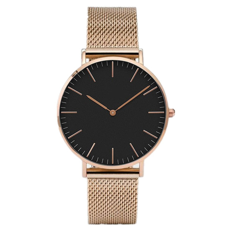 Relógio de ouro rosa de luxo feminino com pulseira relógios de marca superior feminino casual relógio de quartzo relógio de pulso feminino de aço Montre Femme Relogio